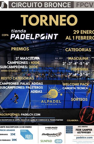 CIRCUITO CLUB COPA PADELPOINT ALPADEL PREMIUM